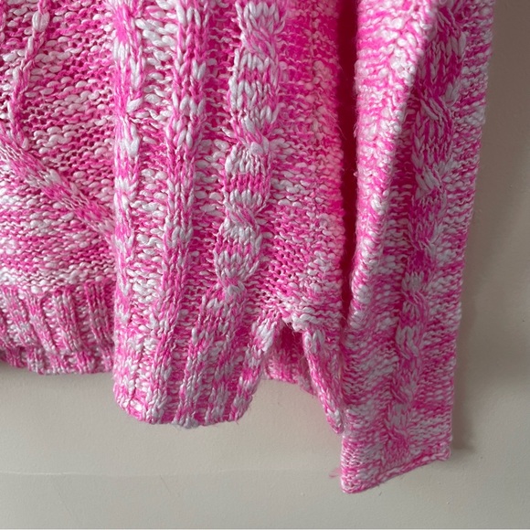 Aeropostale Women’s Cotton Candy Pink Knit Pullover Sweater - Picture 3 of 7